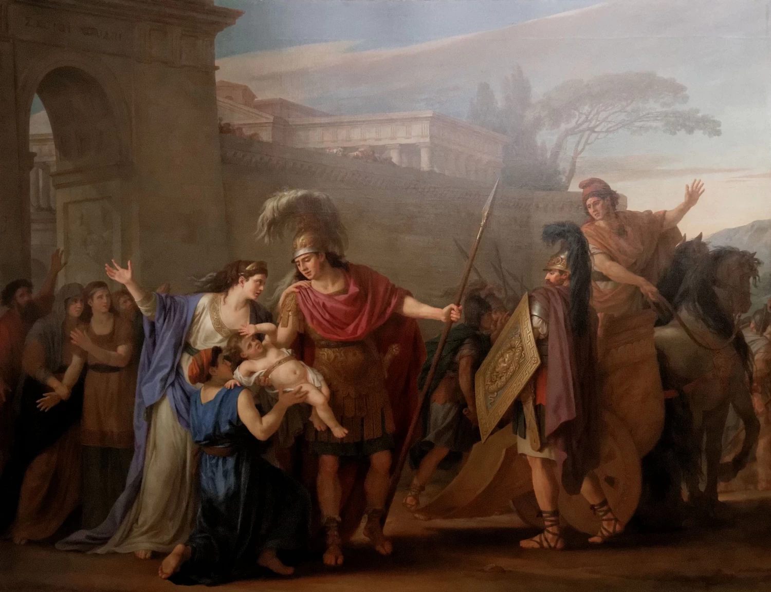 Gli addii di Ettore e Andromaca - Museo del Louvre, Parigi